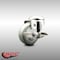 Service Caster 3 Inch 316SS Gray Polyurethane Wheel Swivel Bolt Hole Caster with Brake SCC SCC-SS316BH20S314-PPUB-TLB - alternate 3